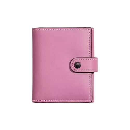 COACH Trifold Wallet Leather Wallet Mini Women's Primrose