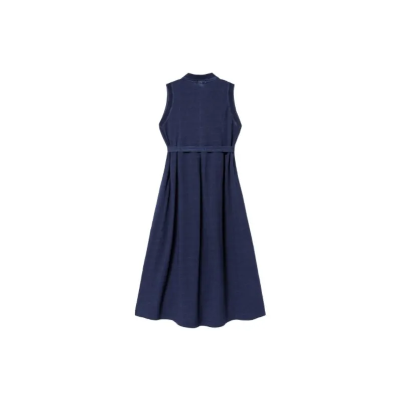 LACOSTE Sleeveless Dress Women's Blue-1