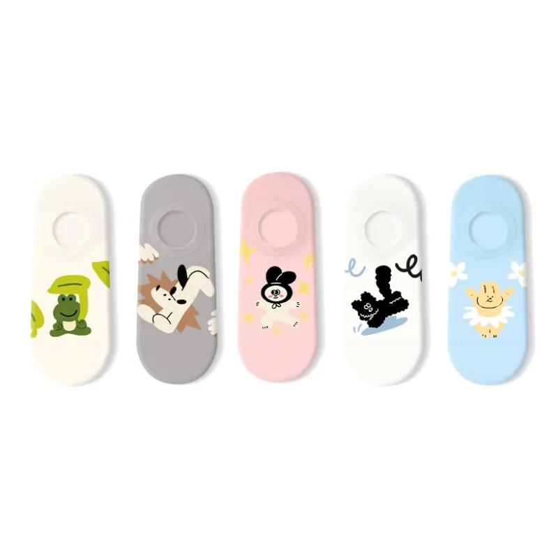 Primeet No Show Socks Women's 5 Pack-19