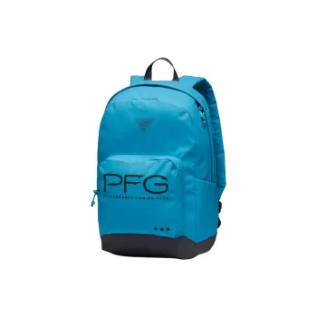Columbia Polyester Backpack Unisex Coral Black With City Gray Accents