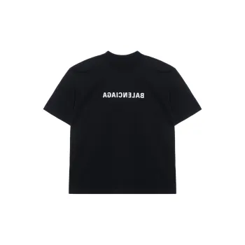 Balenciaga SS22 T Shirt Loose Fit Unisex Black