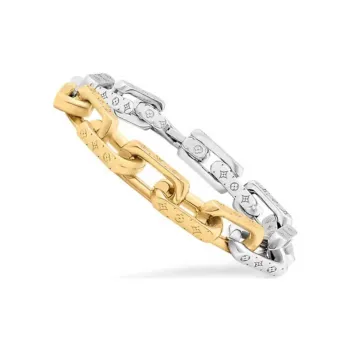 LOUIS VUITTON Monogram Chain Bracelet