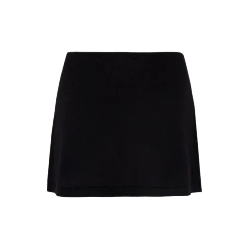 AMLUL Casual Short Skirts Women's Black