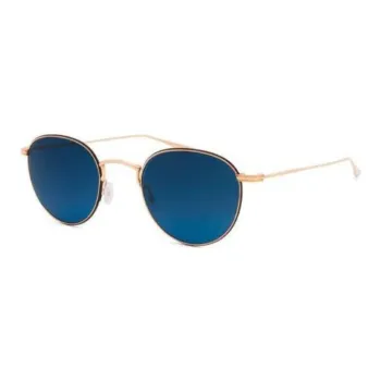 BARTON PERREIRA Round Sunglasses Men's Gold