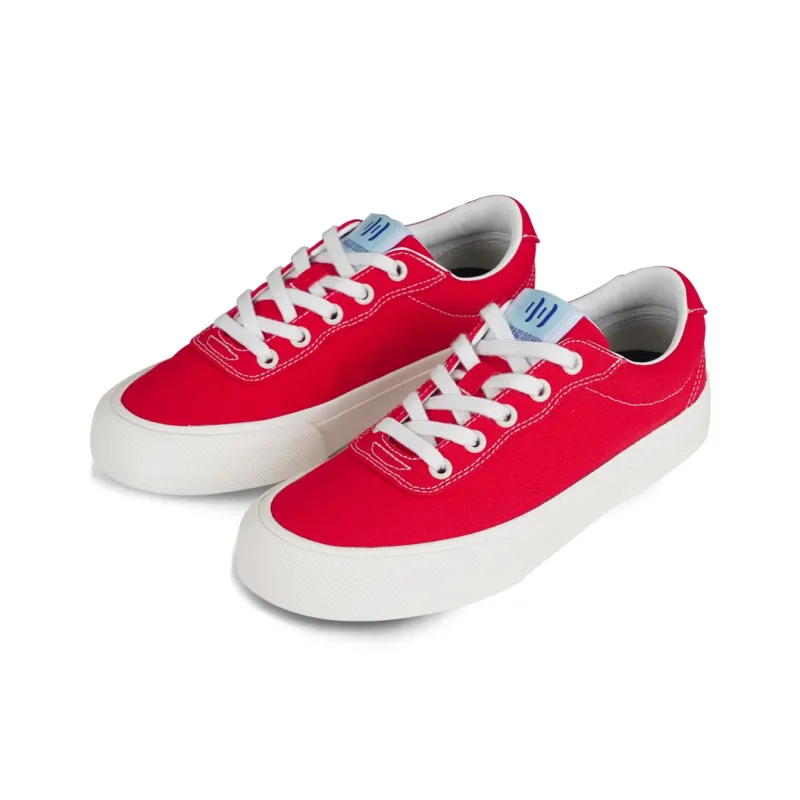 Ollieskate Durable Lightweight And Breathable Low Top Couple Skateboard Shoes Unisex Red-2