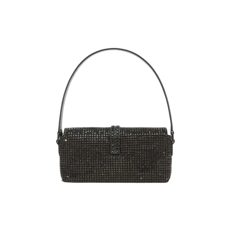 Self portrait Bow Detailed Embellished Top Handle Bag-3