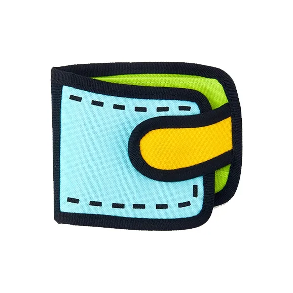 JumpFromPaper Polyester Wallet Regular Unisex Mint Green-1