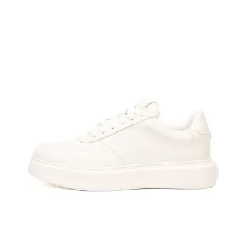 MYFULER Men's Casual Shoes Men's White