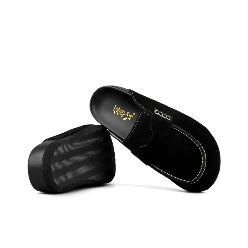 LOHAN·SIR Odor Resistant Abrasion Resistant Slip Resistant Wrap toe Slippers Unisex-38