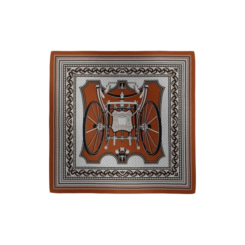 HERMES Cashmere, Silk Shawls Unisex Brown-0