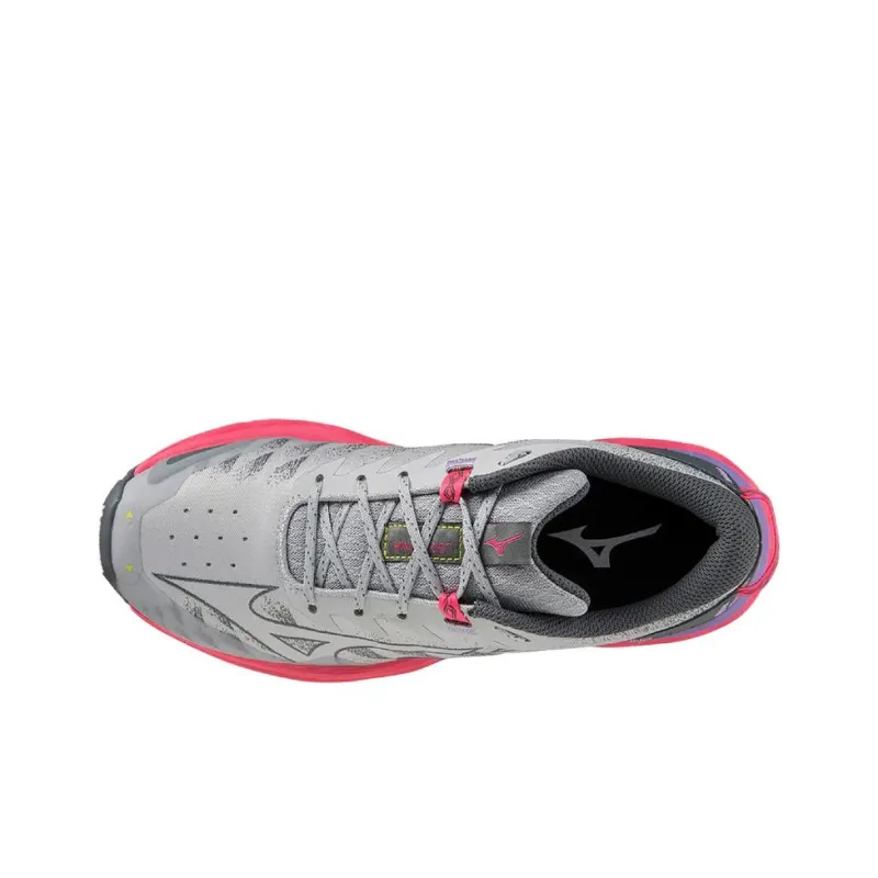 Mizuno Wave Daichi 7 Cushioning Abrasion Resistant Balance Low Top Running Shoes Women's Gray-2