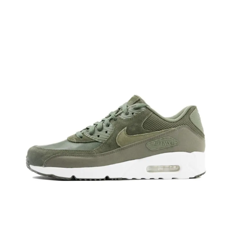 Nike Air Max 90 Low Top Running Shoes Men's Army Green-0