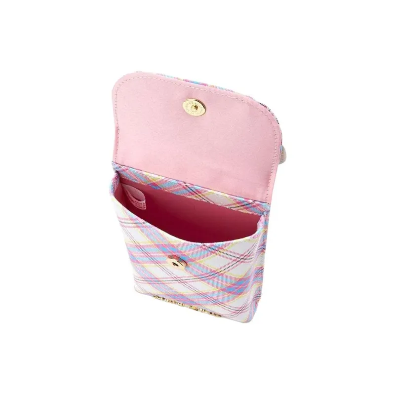 Sanrio Polyurethane Cell Phone Pouch Women's Pink-3