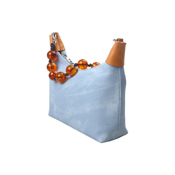 TTaG．baG Canvas Canvas Bag Shoulder Bags Regular Women's Denim Blue-3