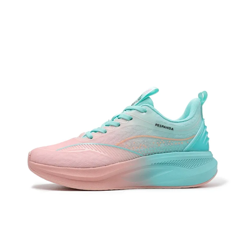 PES PANDA Cushioned Slip-Resistant Breathable Lightweight Rebound Low-Top Casual Running Shoes Unisex-6
