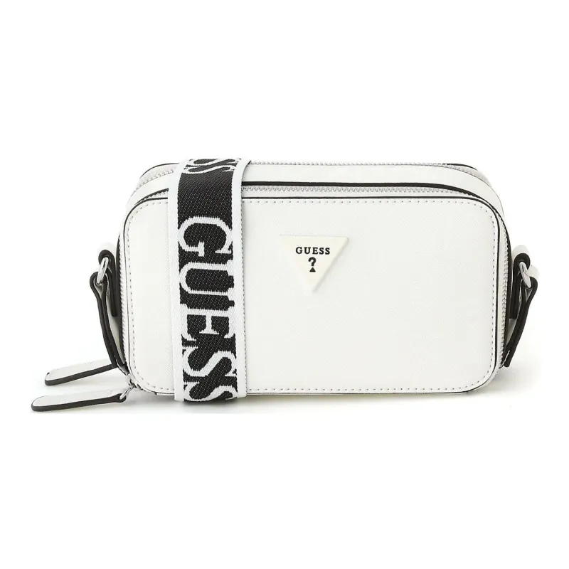 GUESS PVC Shoulder Bag Crossbody Bag Mini Women's White-0