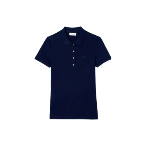 LACOSTE Polo Shirts Women's Marine Blue