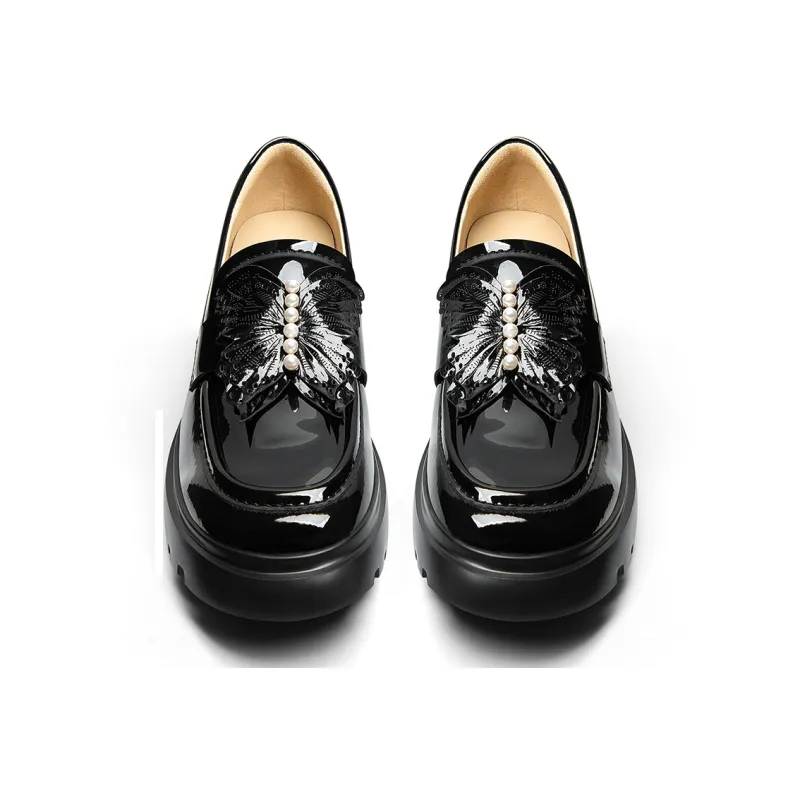 Lily Wei Loafers Women's White-4