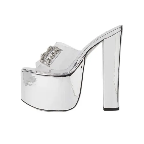 DSQUARED2 Slide Slippers Women's Silver