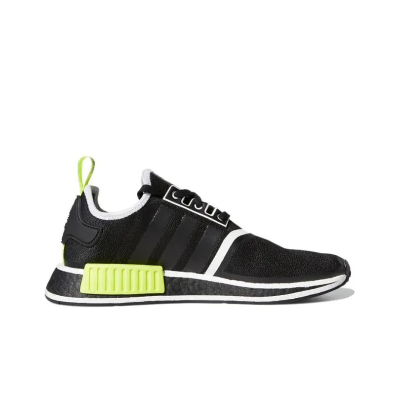 Adidas Nmd R1 Black Solar Yellow-1