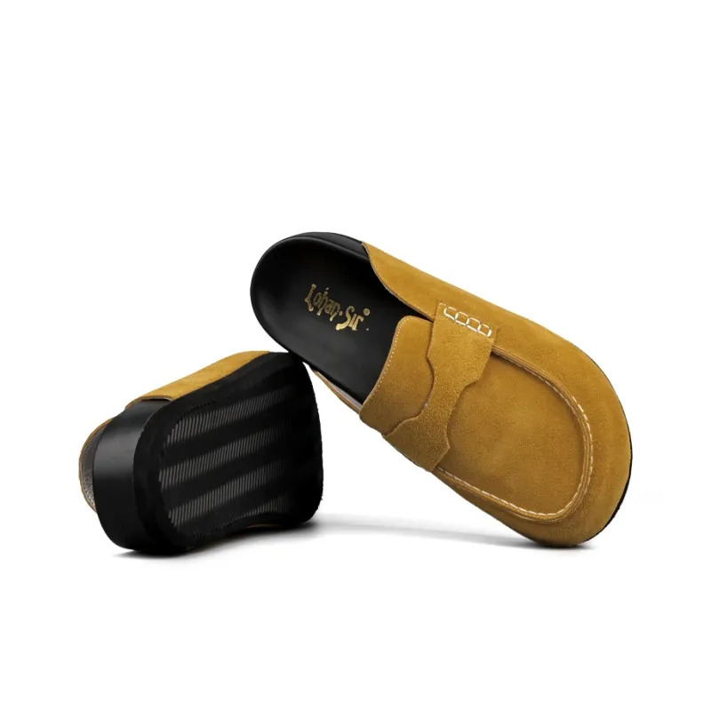 LOHAN·SIR Odor Resistant Abrasion Resistant Slip Resistant Wrap toe Slippers Unisex-45
