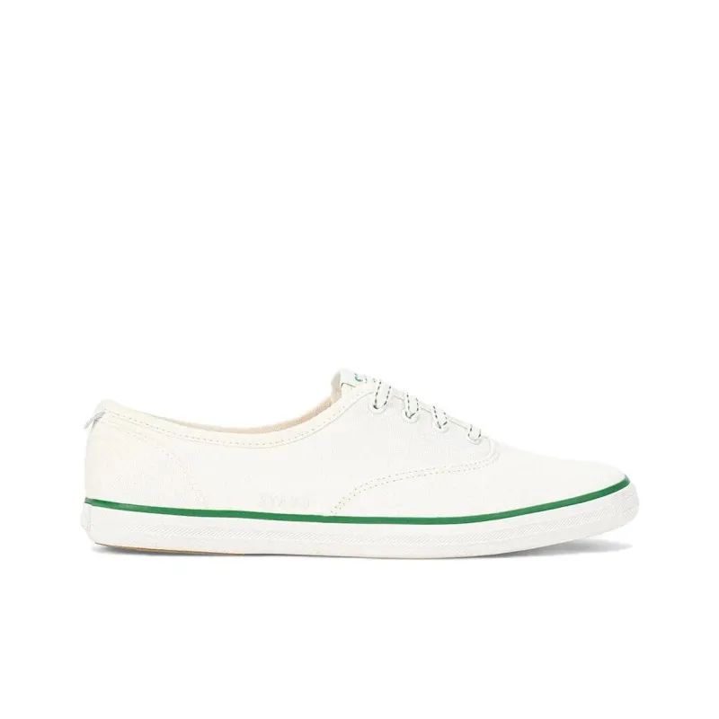 Staud Keds Champion Low-Top Canvas Shoes Women's White-1