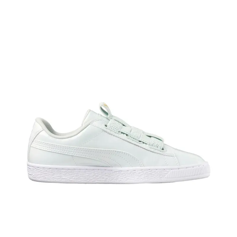 PUMA Basket Maze Green/White Women's-1