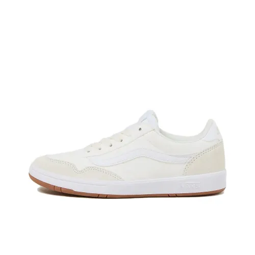 Cruze Too Vans Cc Stitch Sidestripe Anti-Slip Wear-Resistant Low-Top Skateboard Shoes Unisex Ecru
