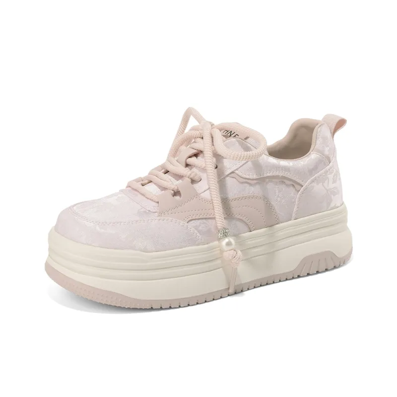 DAPHNE Slip-Resistant Cushioning Low-Top Skateboard Shoes Women's-1