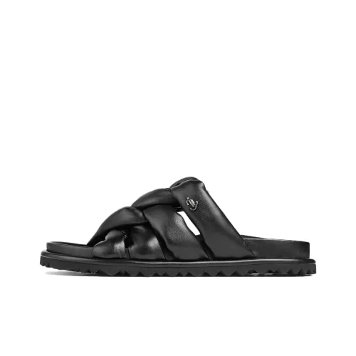 Jimmy Choo Kes Rubber Sole Slide Slippers Women's Black