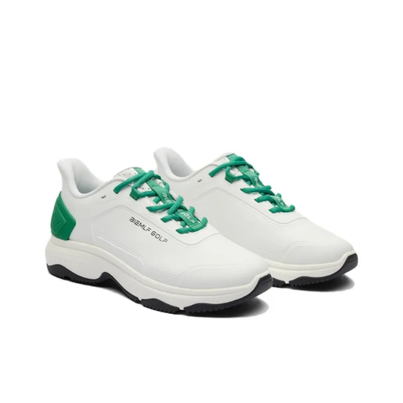 Biyin Leufen Anti Slip Wear Resistant Low Top Casual Shoes Women's Grass Green-2