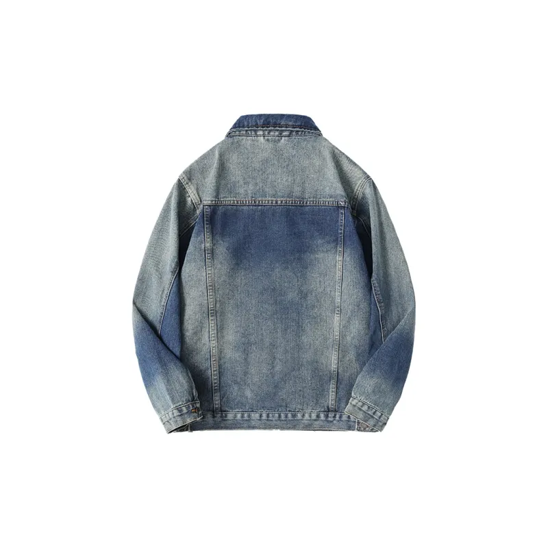 SANTASTIC Denim Jacket Men's Blue-1