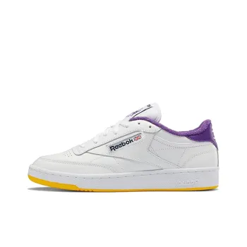 Reebok Club C 85 Eric Emanuel White Purple Yellow