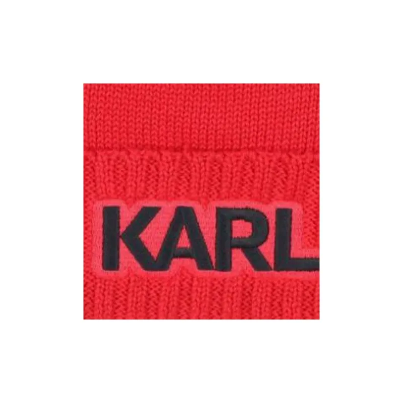 Karl Lagerfeld Kids Embroidered logo Beanie-2