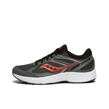 Saucony Cohesion 14 Cushioning Anti Slip And Wear Resistant Low Top Running Shoes Men's Gray Black Standard M