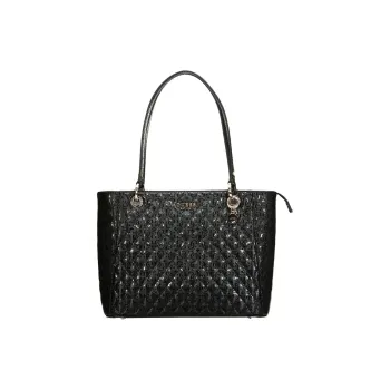 GUESS PU Tote Bag Shopping Bag Shoulder Bags Small Size Women's Black