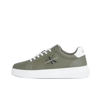 CALVIN KLEIN Low-Top Skateboard Shoes Men's Dark Green
