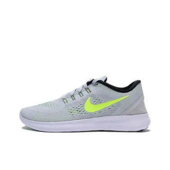 Nike Free Rn Pure Platinum/Volt Black Wolf Grey Women's
