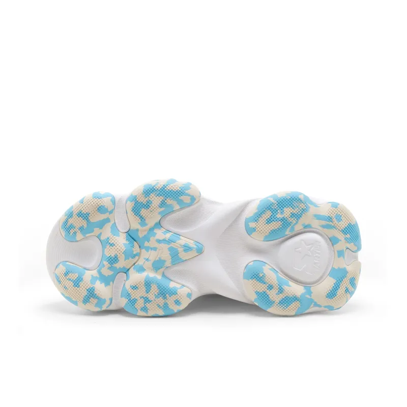 STARTER Floating Clouds Low Top Chunky Sneakers Unisex Graffiti White-4