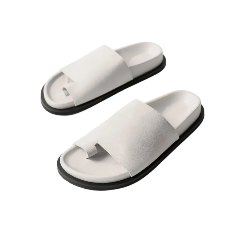 ST. AGNI Slip-Resistant Flip Flops Women's White-2