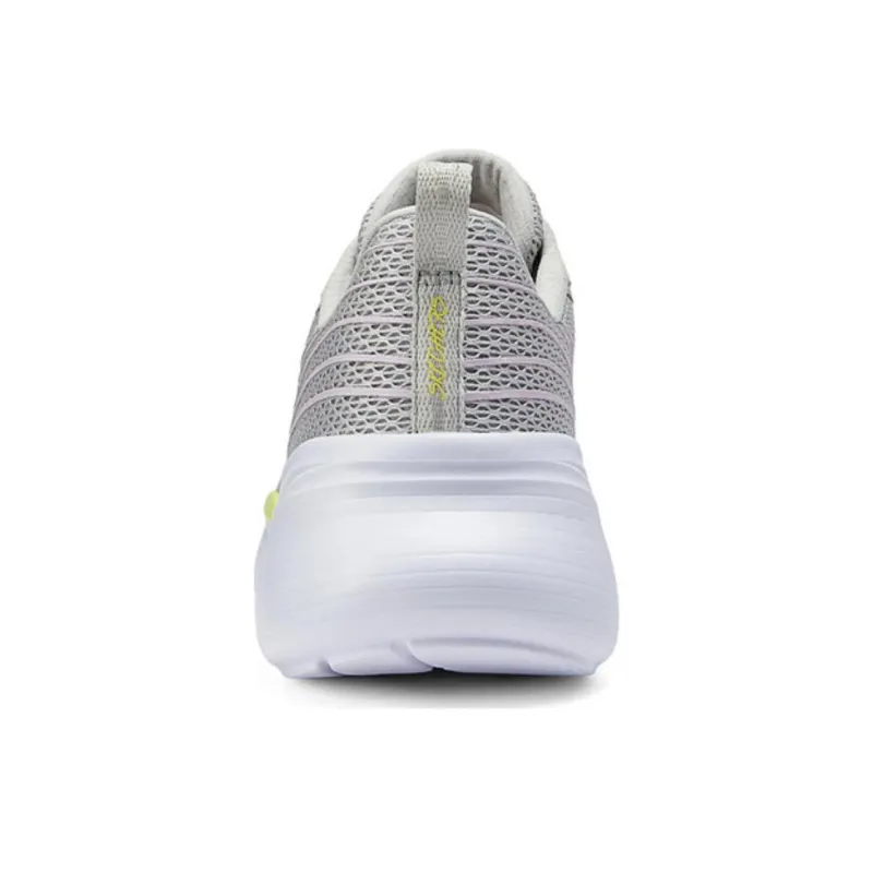 Skechers Cushioned Slip Resistant Low Top Running Shoes Women's Gray-3