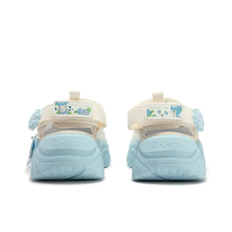 361° Breathable River Trekking Shoes Women's White Blue-3