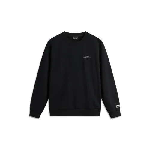 LINING Sports Life Collection Sweatshirts Unisex Black