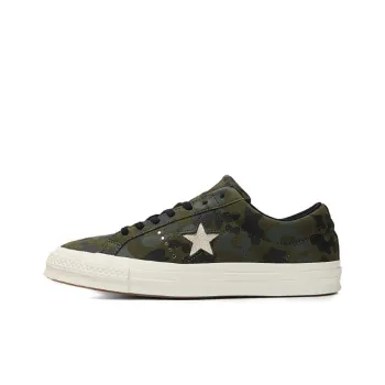 Converse One Star Green Camouflage Printing