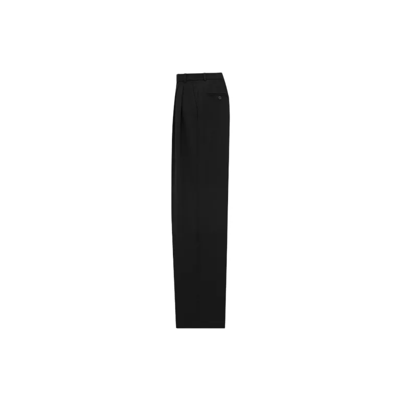 SAINT LAURENT High Waist Wide Leg Pants-1