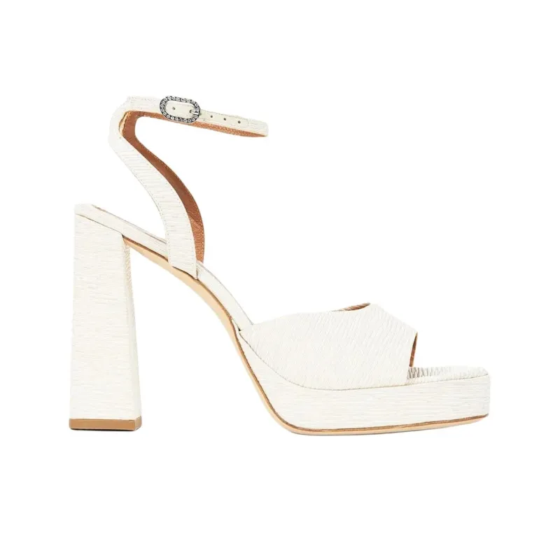 Staud Solange Strap Sandals 12.5cm Women's White-1
