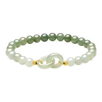 ZHOU LIU FU Bracelets Green Jade Women's