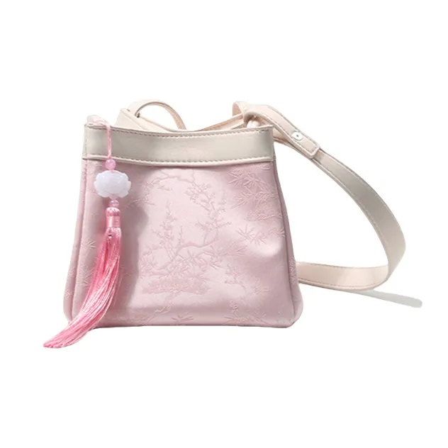 H YXIANG Canvas Bag, Shoulder Bag Women's Black/Pink/Beige/Silver-4