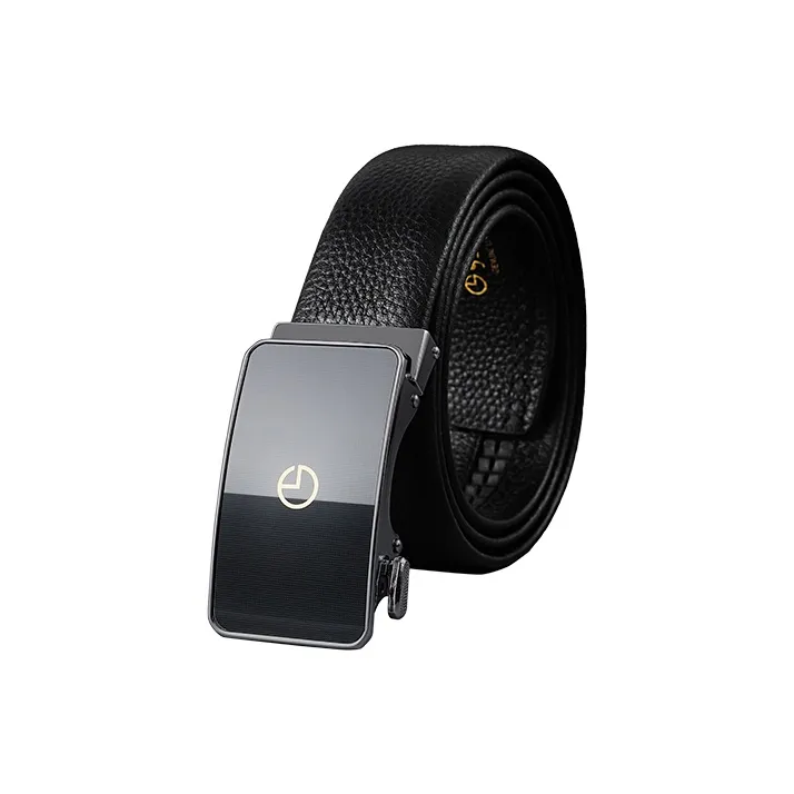 GOLDLION Top Layer Cow Leather Belt Men's Width 3.5cm-0