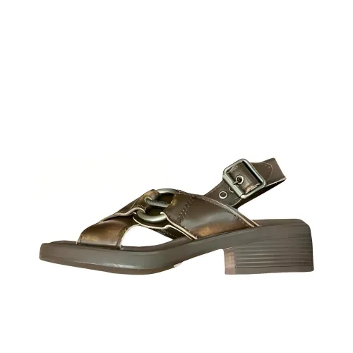 MIU MIU Strap Sandals Women's Brown